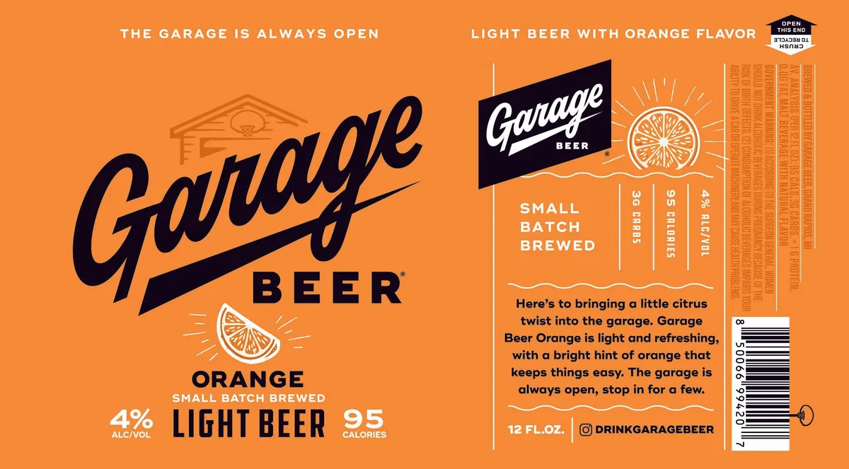 Orange — full label as filed with TTB
