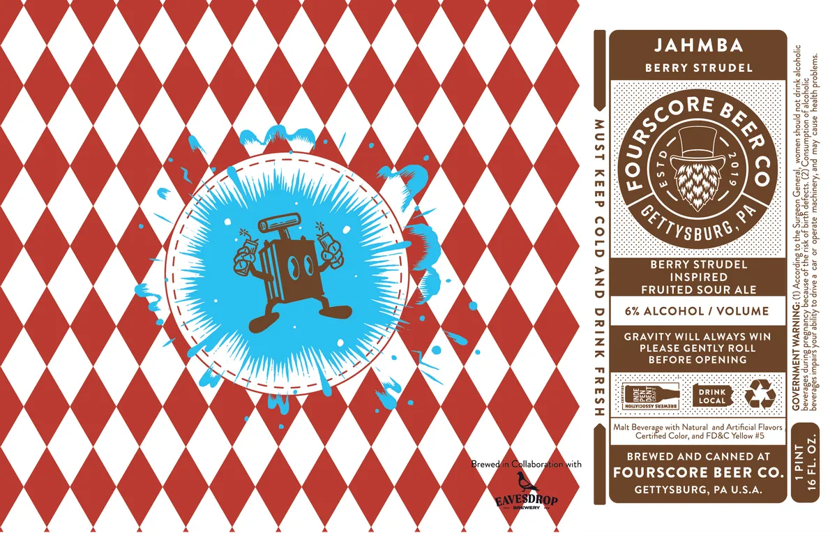 Jahmba Berry Strudel label