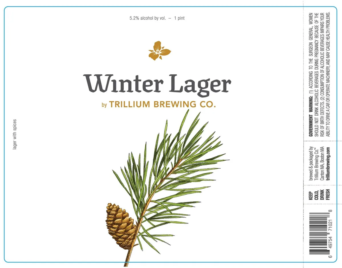 Winter Lager label