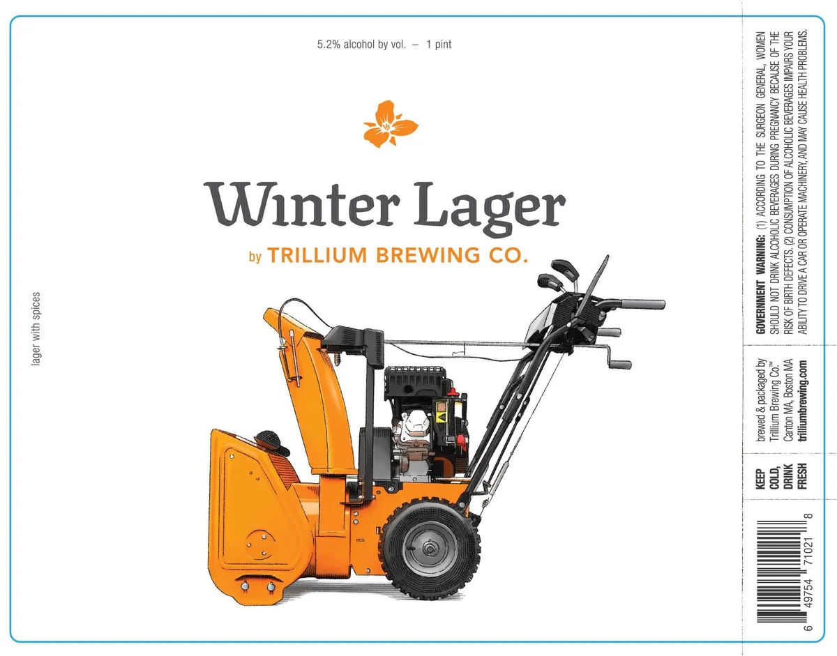 Winter Lager label
