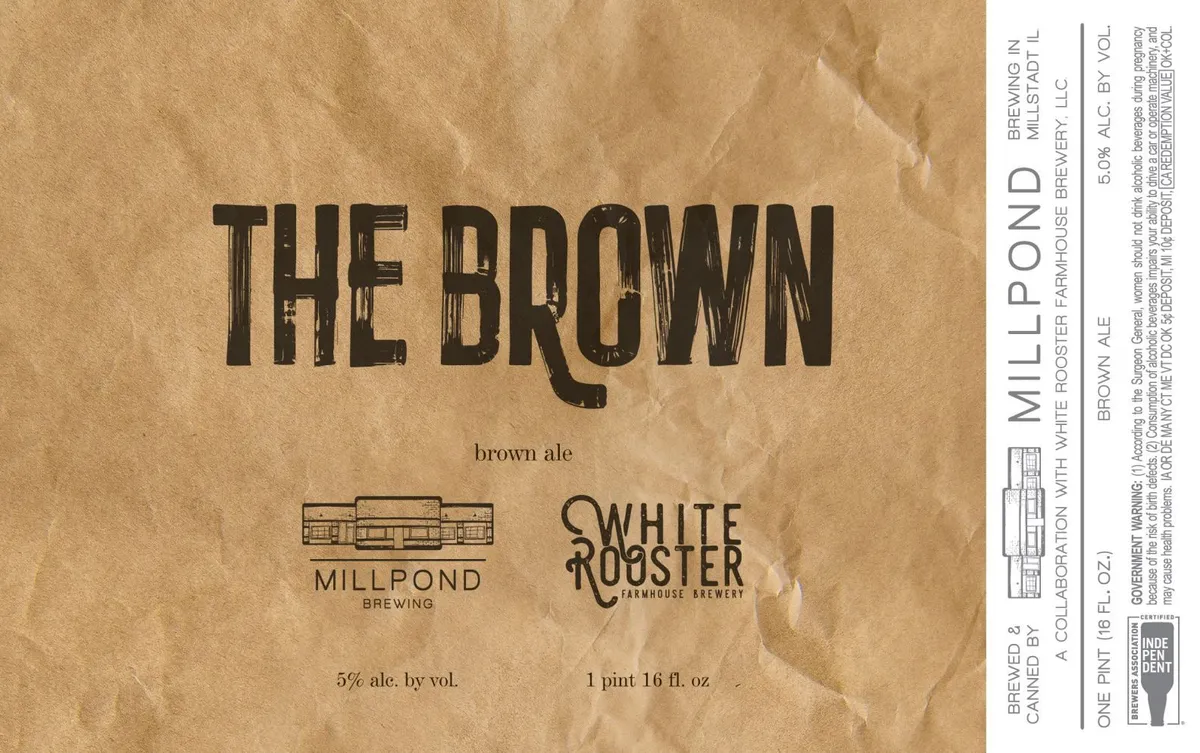 The Brown — full label as filed with TTB