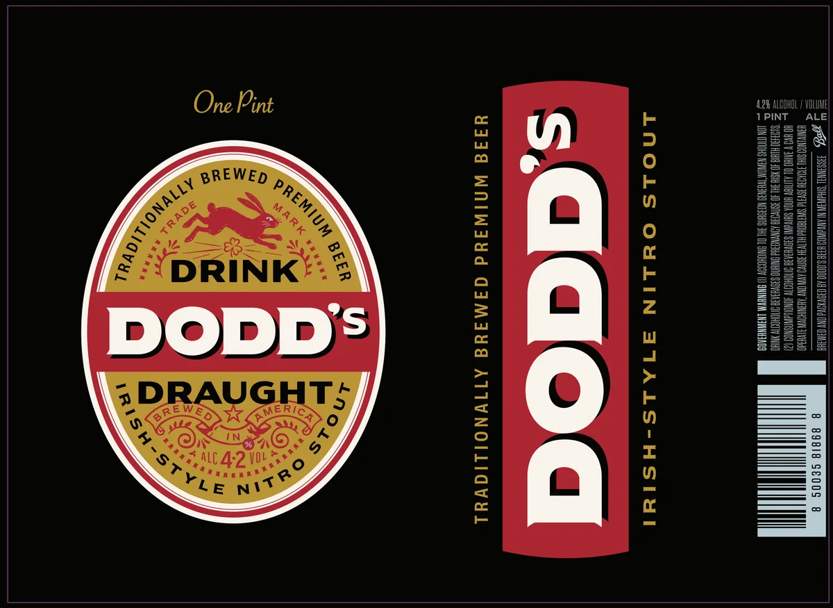 Dodd's Draught label