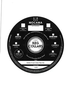Stellar Krush India Pale Ale label