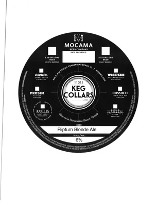 Flipturn Blonde Ale label