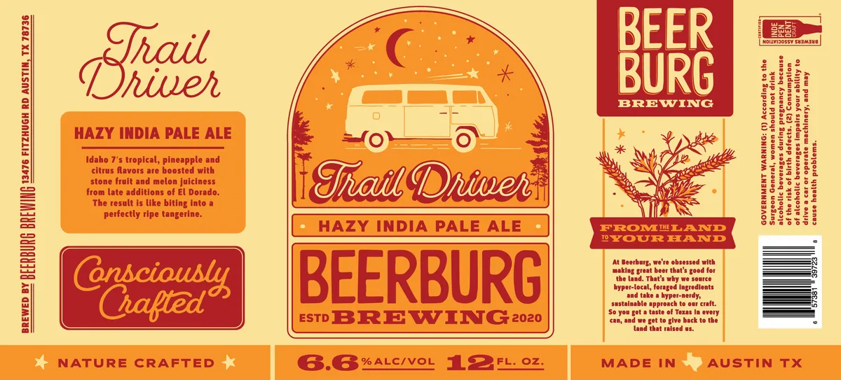 Trail Driver — full label as filed with TTB