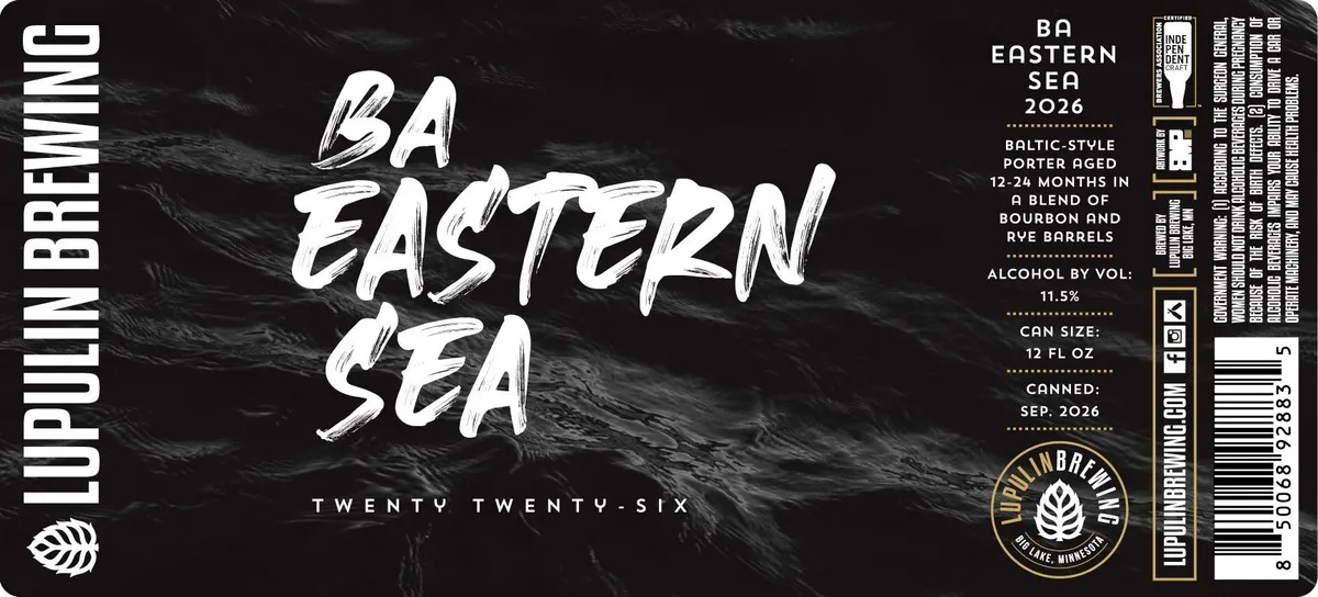 Ba Eastern Sea 2026 — full label as filed with TTB
