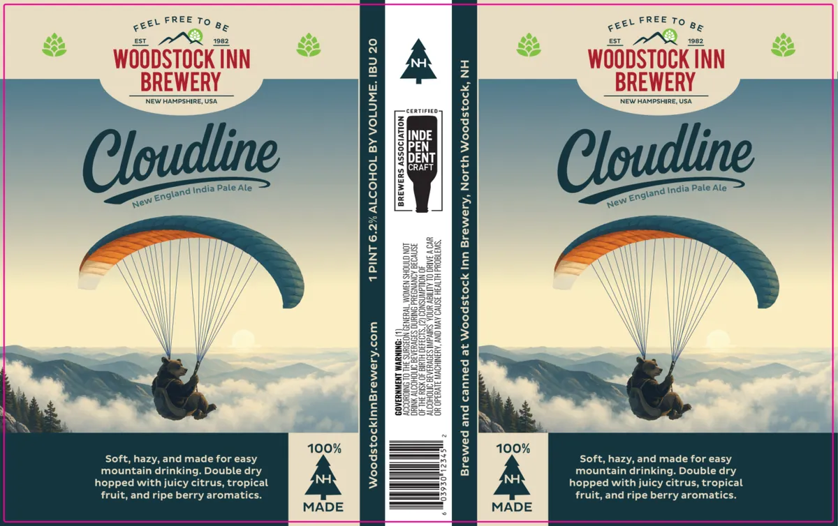 Cloudline — full label as filed with TTB