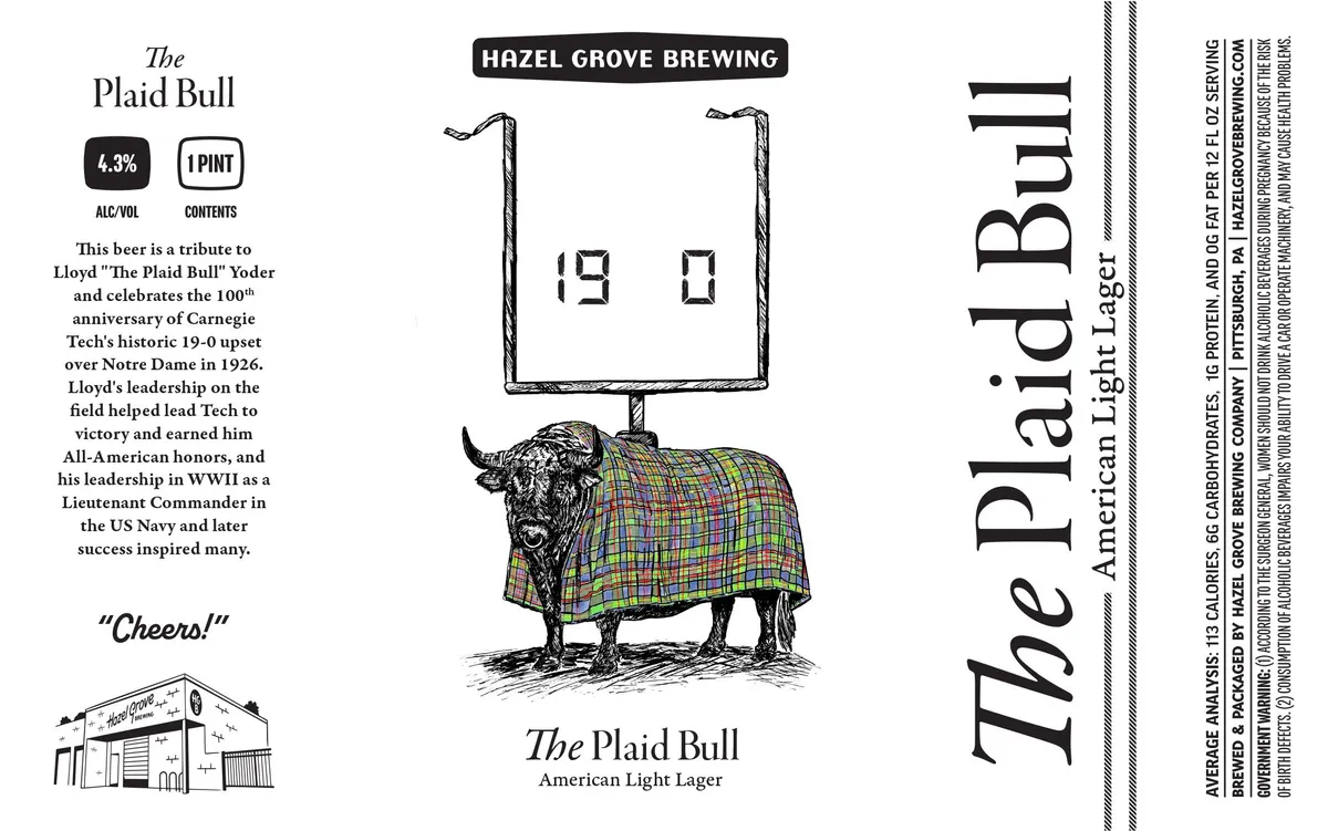 The Plaid Bull label
