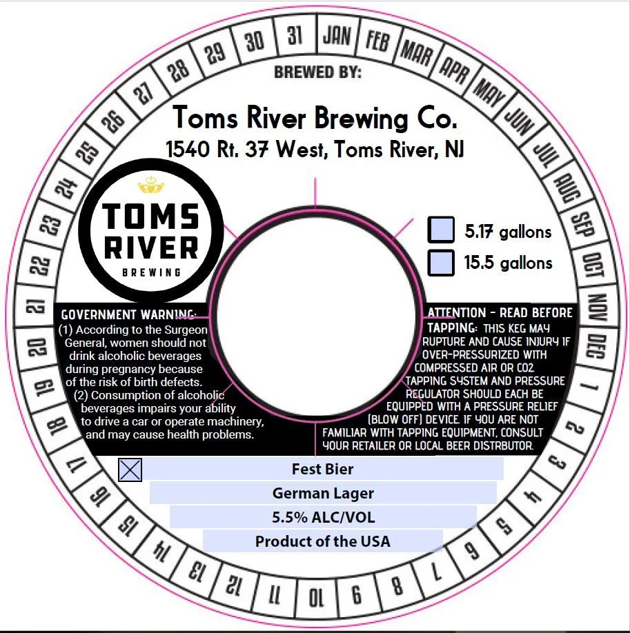 Fest Beer label