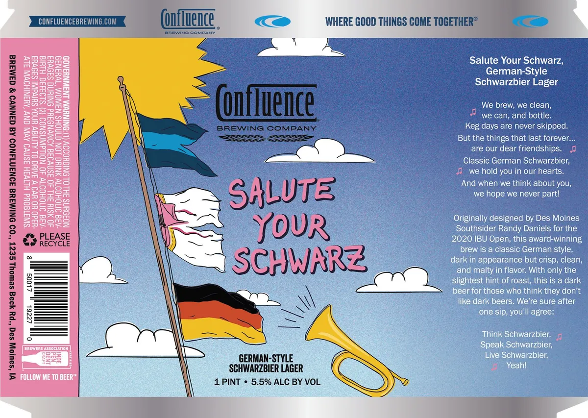 Salute Your Schwarz — full label as filed with TTB