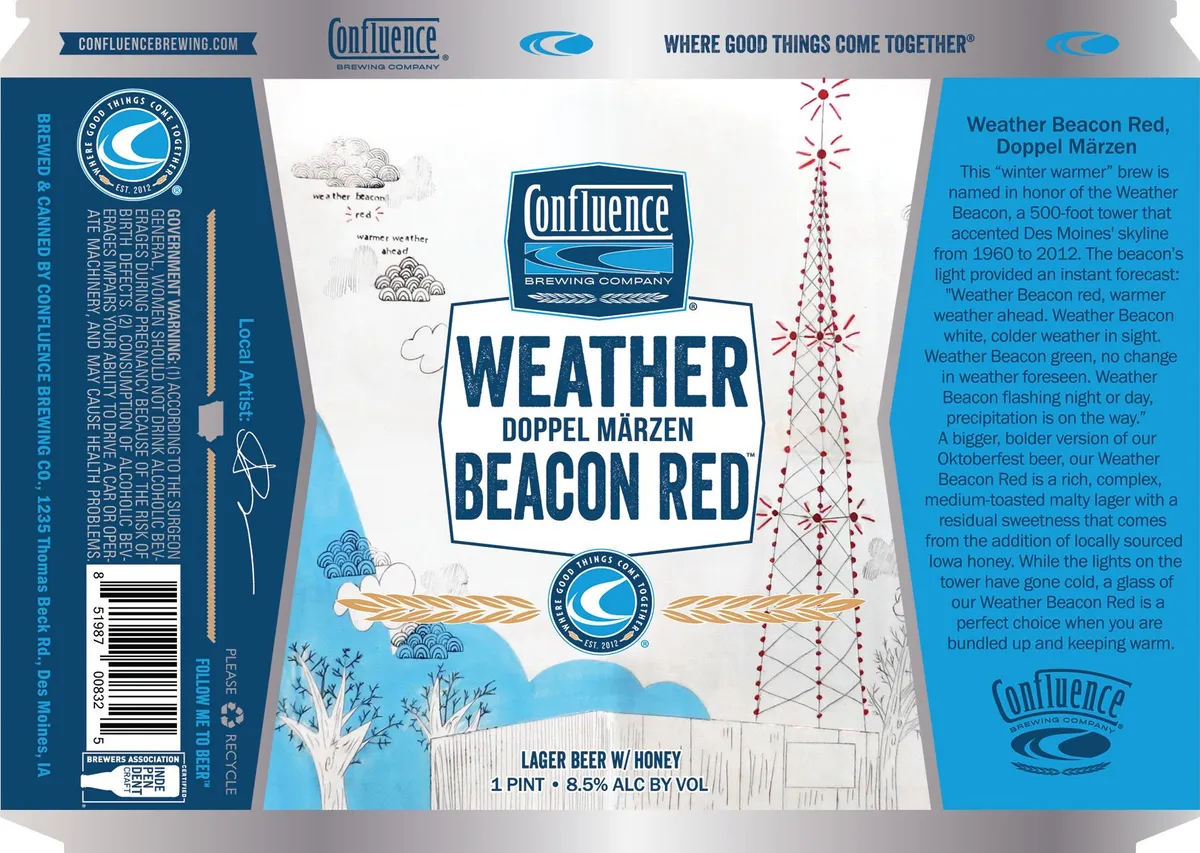Weather Beacon Red label