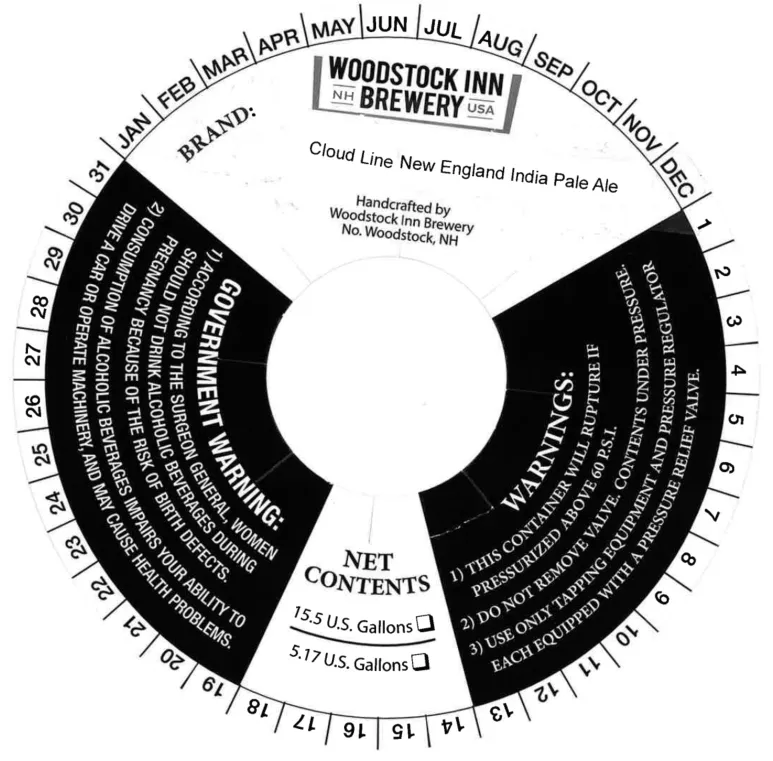 Cloud Line — full label as filed with TTB