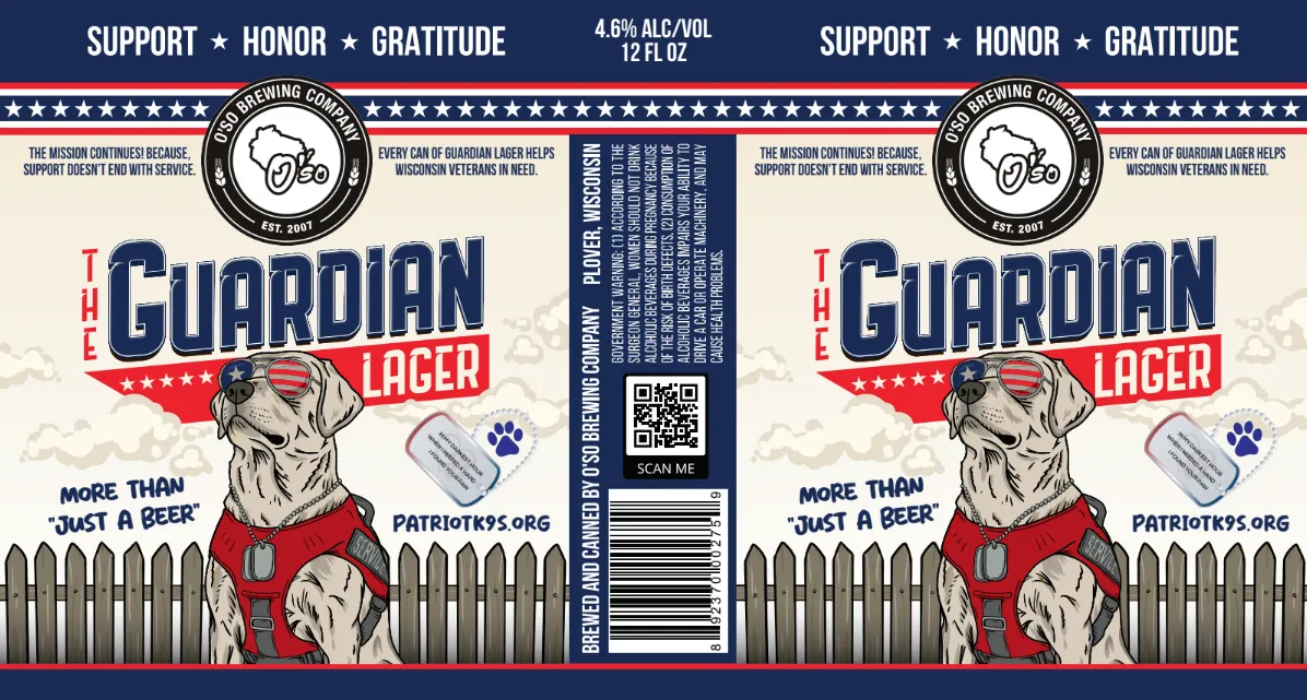 Guardian Lager — full label as filed with TTB