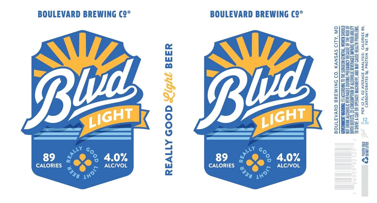 Blvd Light — full label as filed with TTB