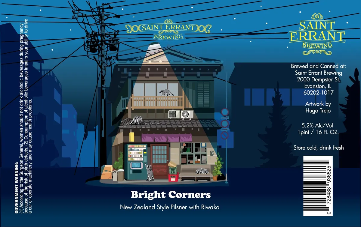 Bright Corners — full label as filed with TTB
