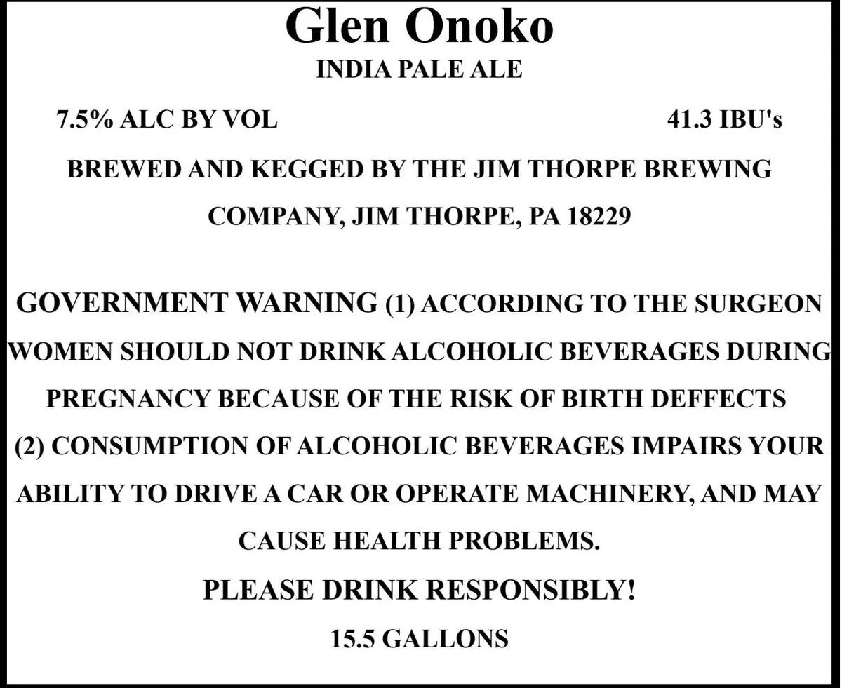 Glen Onoko label