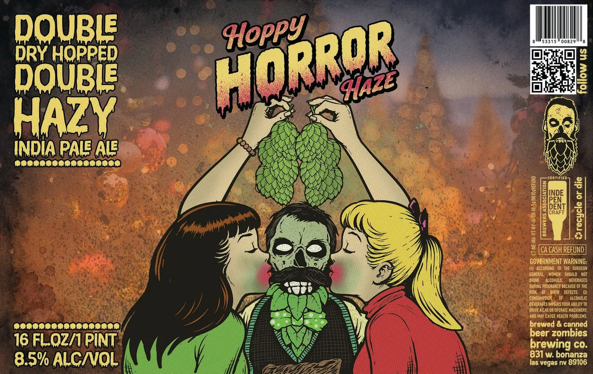 Hoppy Horror Haze — full label as filed with TTB