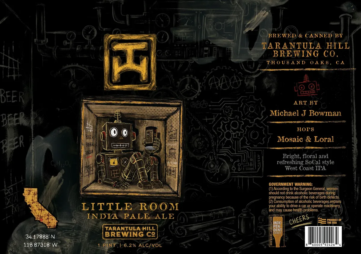 Little Room India Pale Ale label
