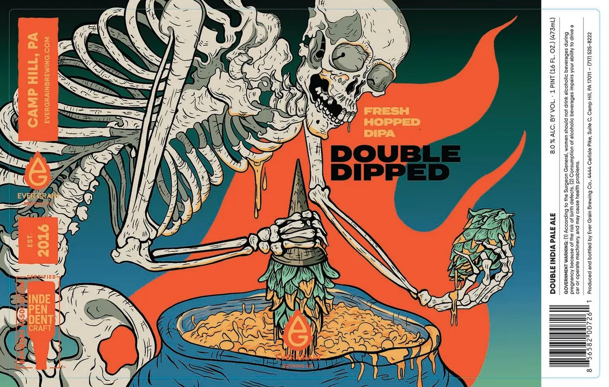 Double Dipped — full label as filed with TTB