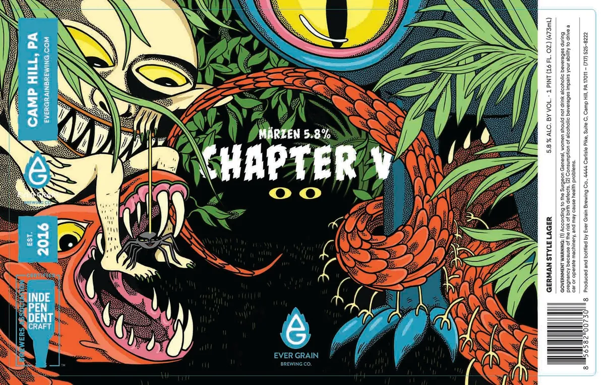 Chapter V — full label as filed with TTB