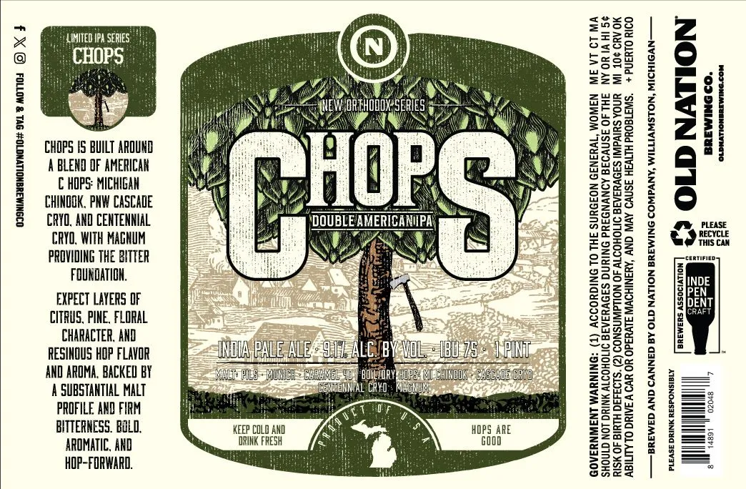 Chops — full label as filed with TTB