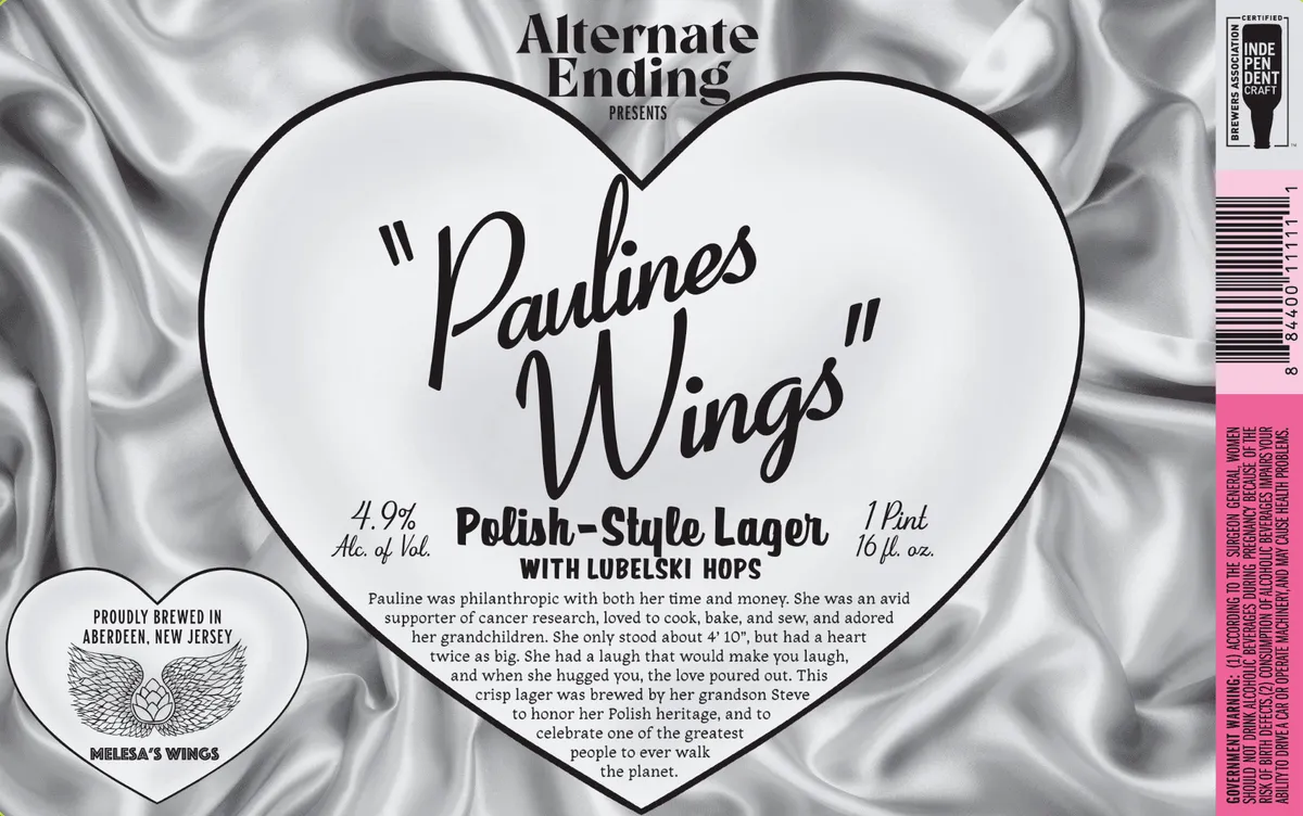 Paulines Wings — full label as filed with TTB