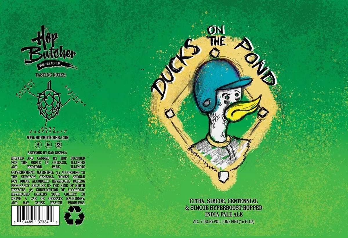 Ducks On The Pond — full label as filed with TTB