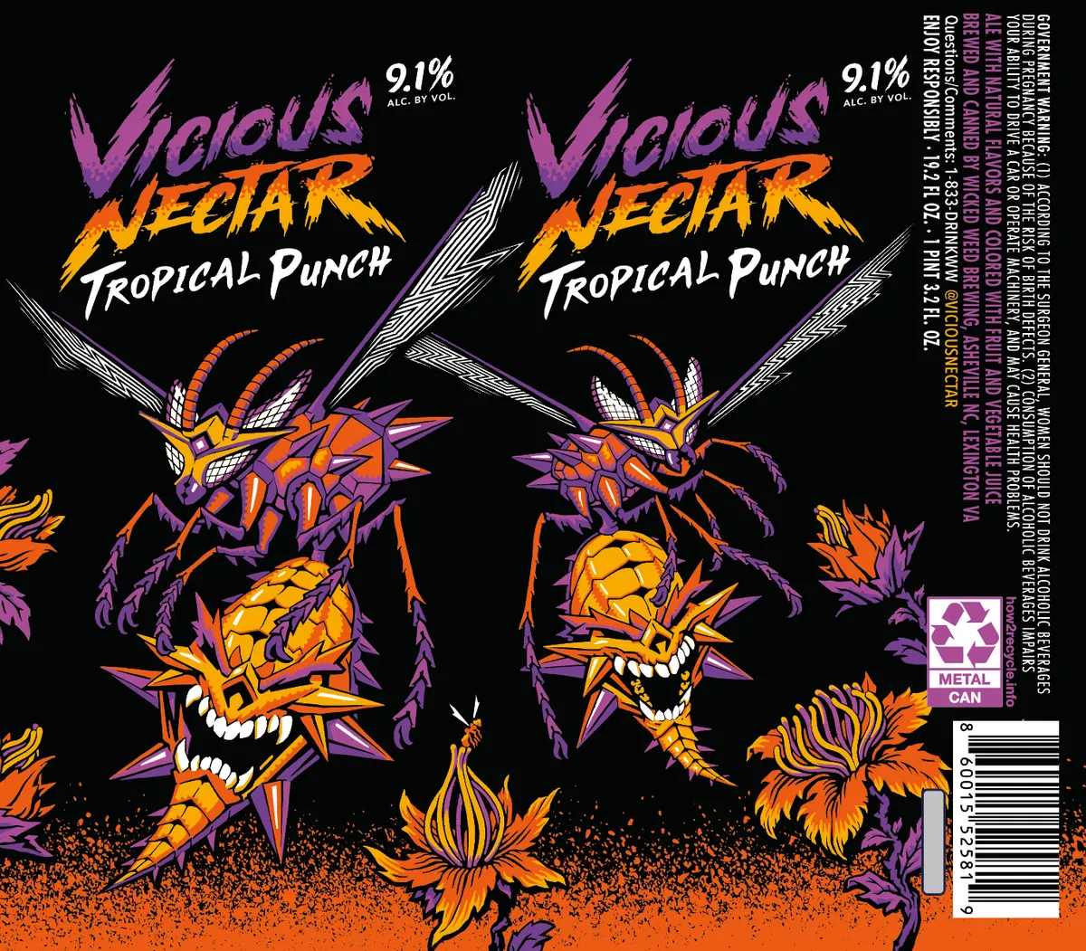 Tropical Punch label