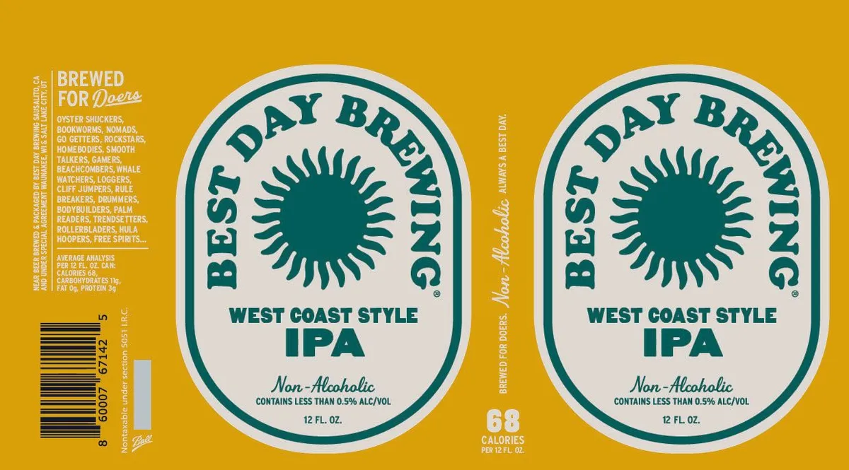 West Coast Style IPA label