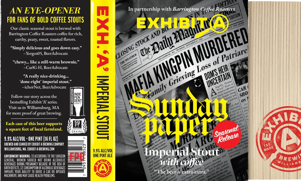 Sunday Paper label
