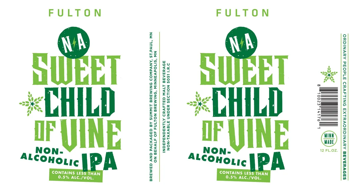 Sweet Child of Vine label