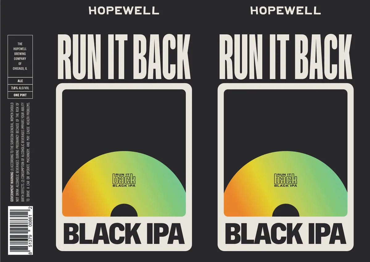 Run It Back label
