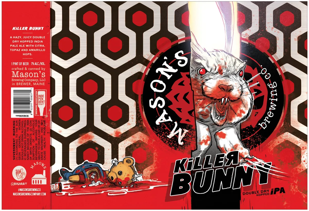 Killer Bunny — full label as filed with TTB