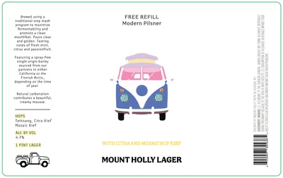 Free Refill label
