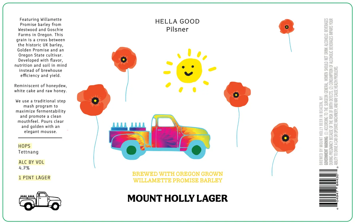 Hella Good — full label as filed with TTB