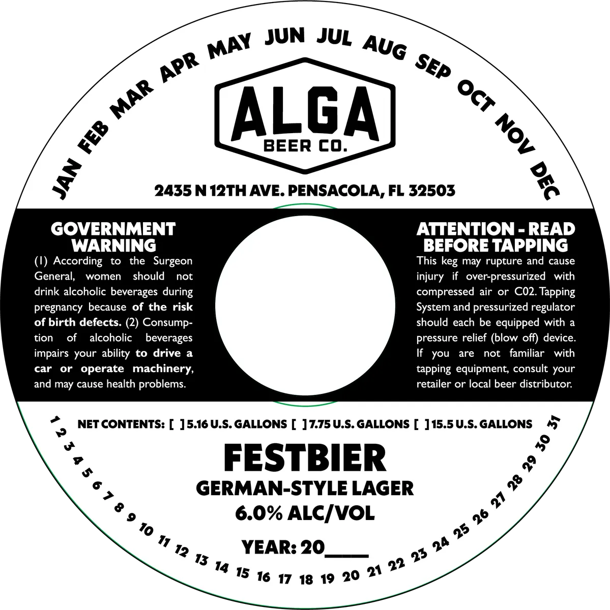 Festbier label