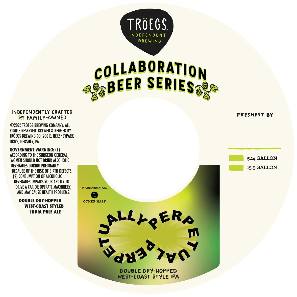 Perpetually Perpetual — full label as filed with TTB