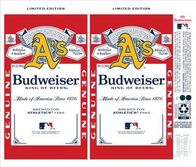 Budweiser label