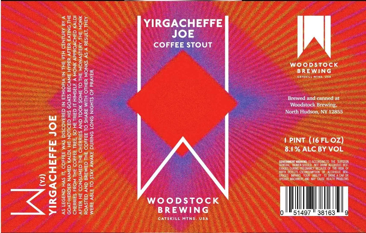 Yirgacheffe Joe — full label as filed with TTB
