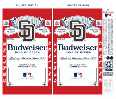 Budweiser label