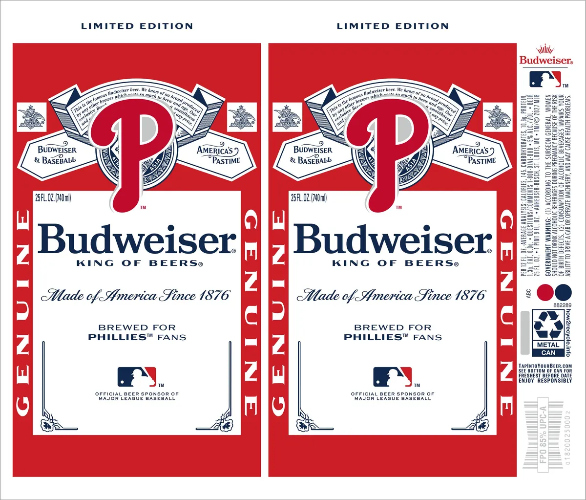 Budweiser label
