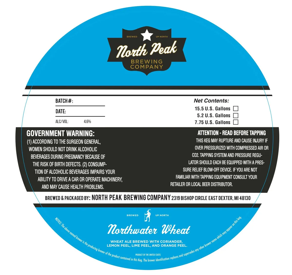 Northwater Wheat label