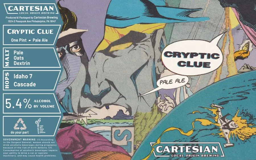 Cryptic Clue — full label as filed with TTB