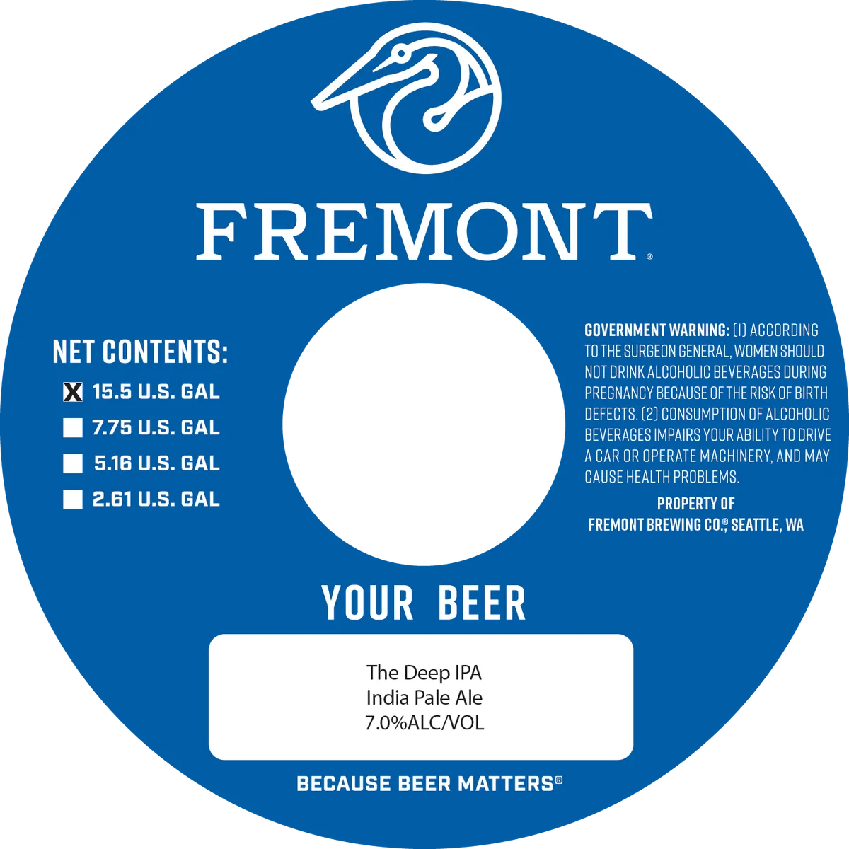 The Deep IPA — full label as filed with TTB