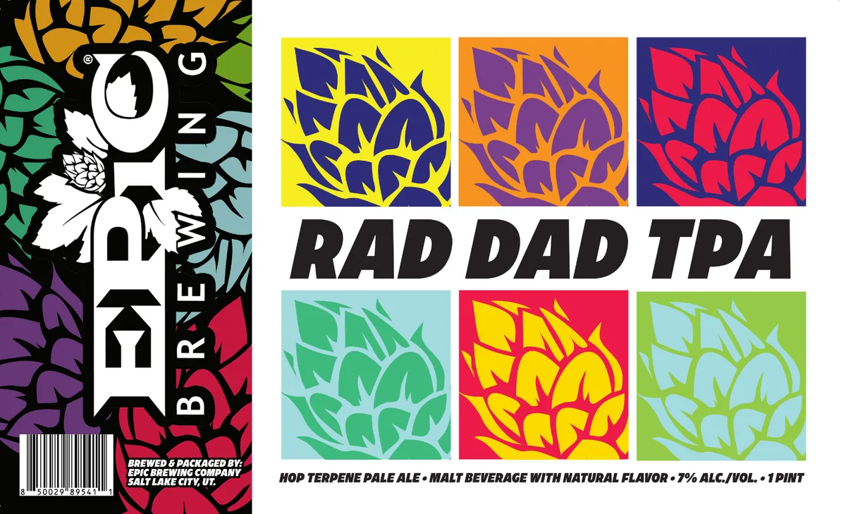 Rad Dad Tpa Hop Terpene Pale Ale label