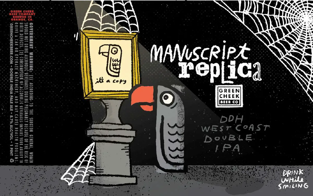 Manuscript Replica — full label as filed with TTB