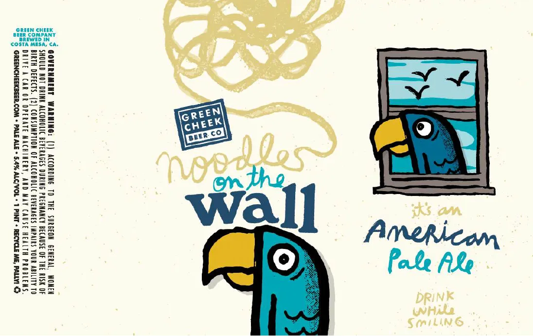 Noodles on the Wall — full label as filed with TTB