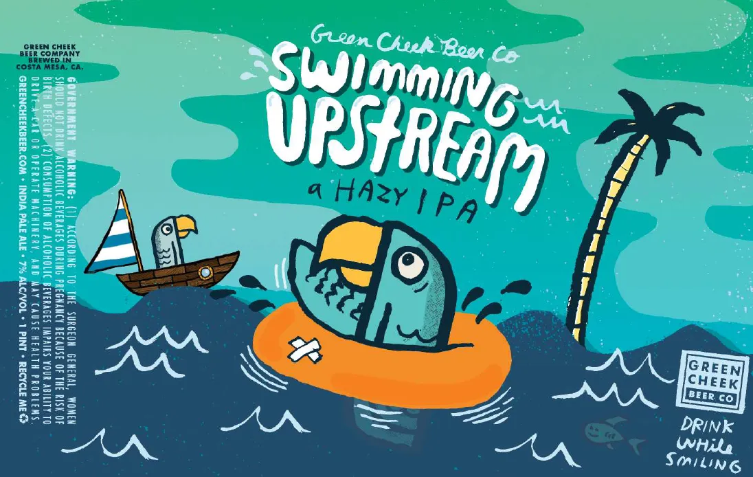 Swimming Upstream — full label as filed with TTB