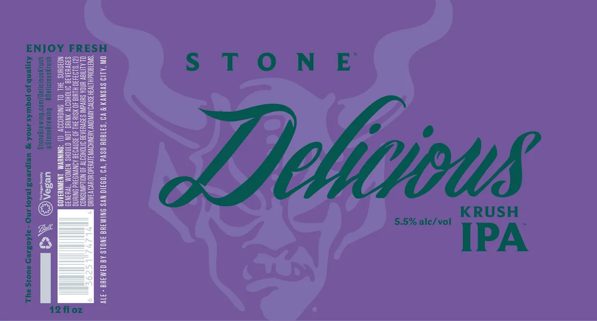 Delicious Krush — full label as filed with TTB