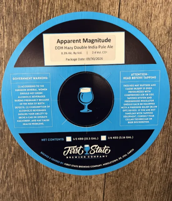 Apparent Magnitude label